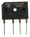 Bridge Rectifier - Gbj2508 Diode Rohs Compliant - MCC